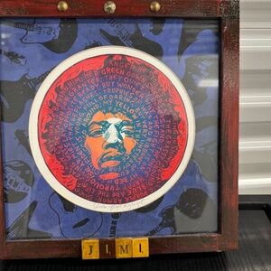 Original Jimi Hendrix axis Bold As Love collage by Greg Yingst